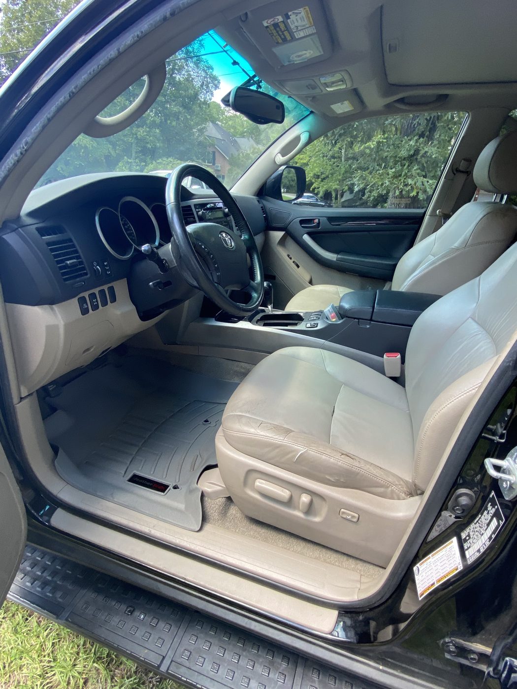 Toyota interior detail